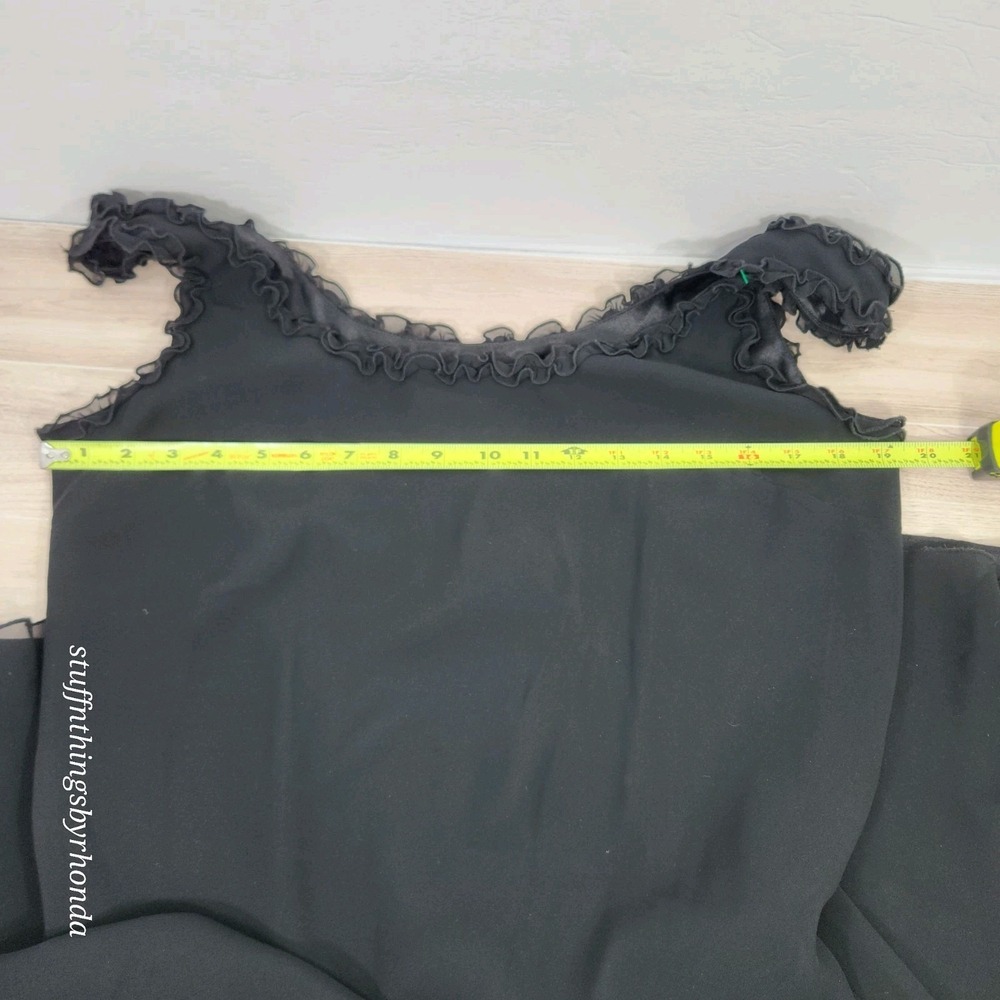 Liz Claiborne Little Black Dress‎ Sleeveless Fully Lined Black Size 12 - Picture 7 of 10